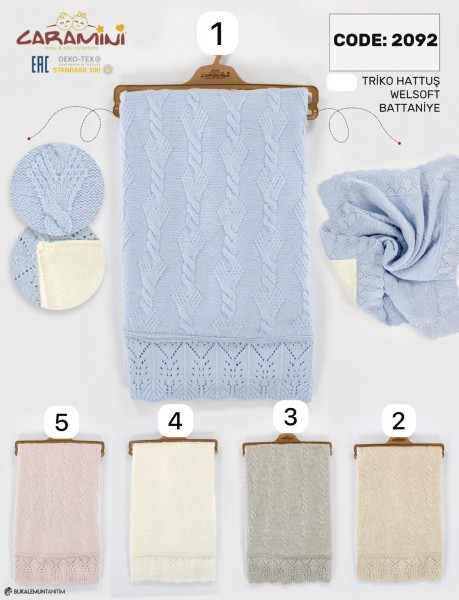 Утеплённый Плед Для Новорождённых Caramini (0-12мес.)