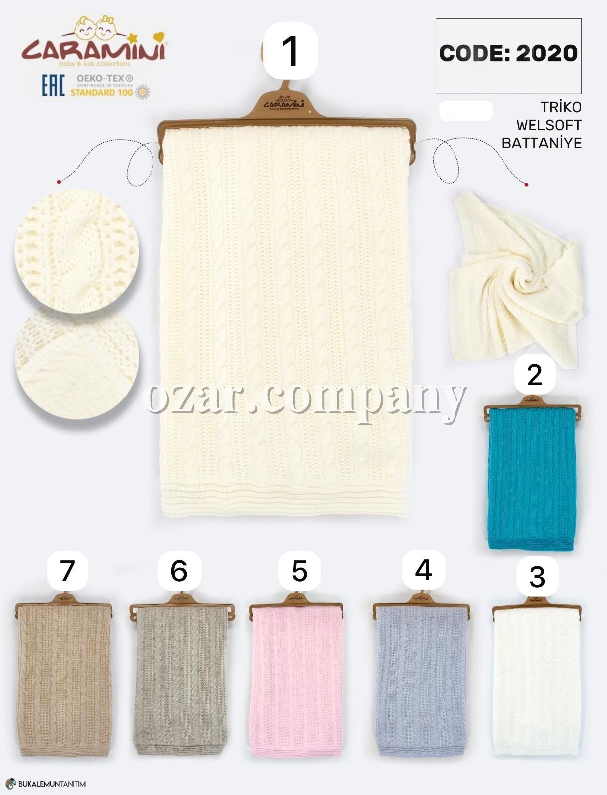 Утеплённый Плед Для Новорождённых Caramini (0-12мес.)