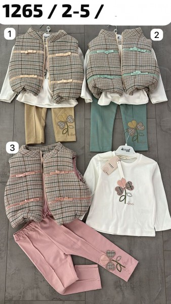 Костюм Тройка Для Девочки Sugar (2-3-4-5лет) Костюм Тройка Для Девочки Sugar (2-3-4-5лет)