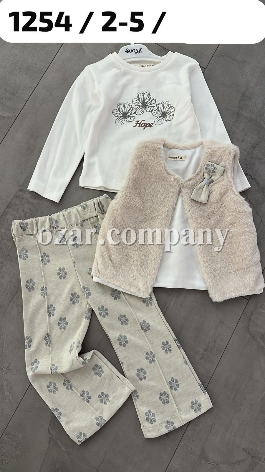 Костюм Тройка Для Девочки Sugar (2-3-4-5лет) Костюм Тройка Для Девочки Sugar (2-3-4-5лет)