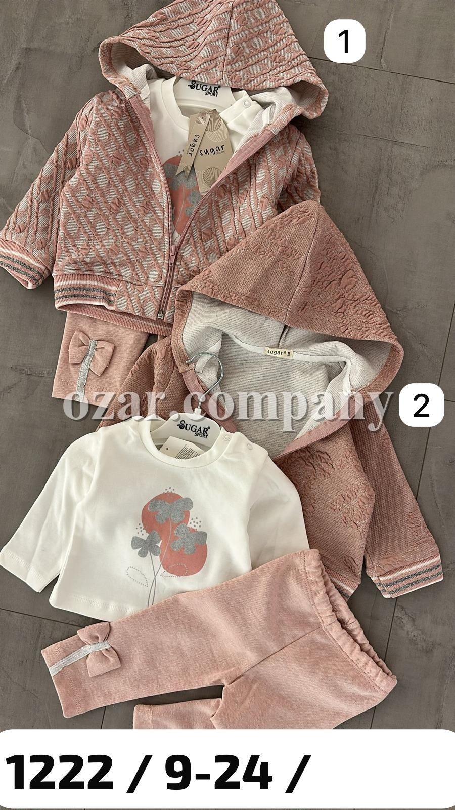 Костюм Тройка Для Девочки Sugar (9-12-18-24мес.) Костюм Тройка Для Девочки Sugar (9-12-18-24мес.)