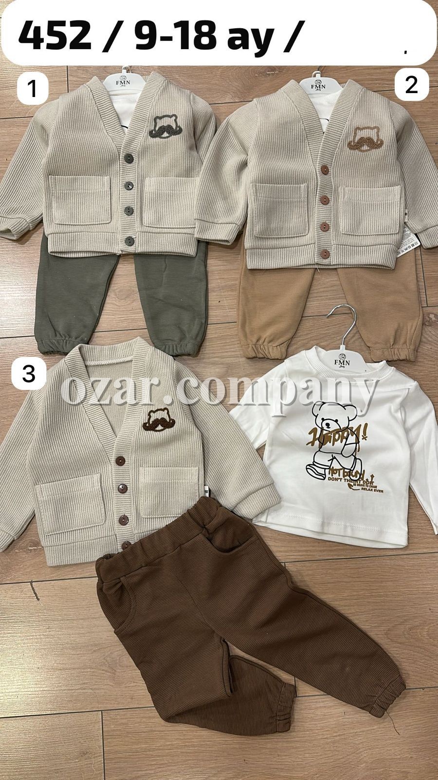 Костюм Тройка Для Мальчика FMN (9-12-18мес.) Костюм Тройка Для Мальчика FMN (9-12-18мес.)