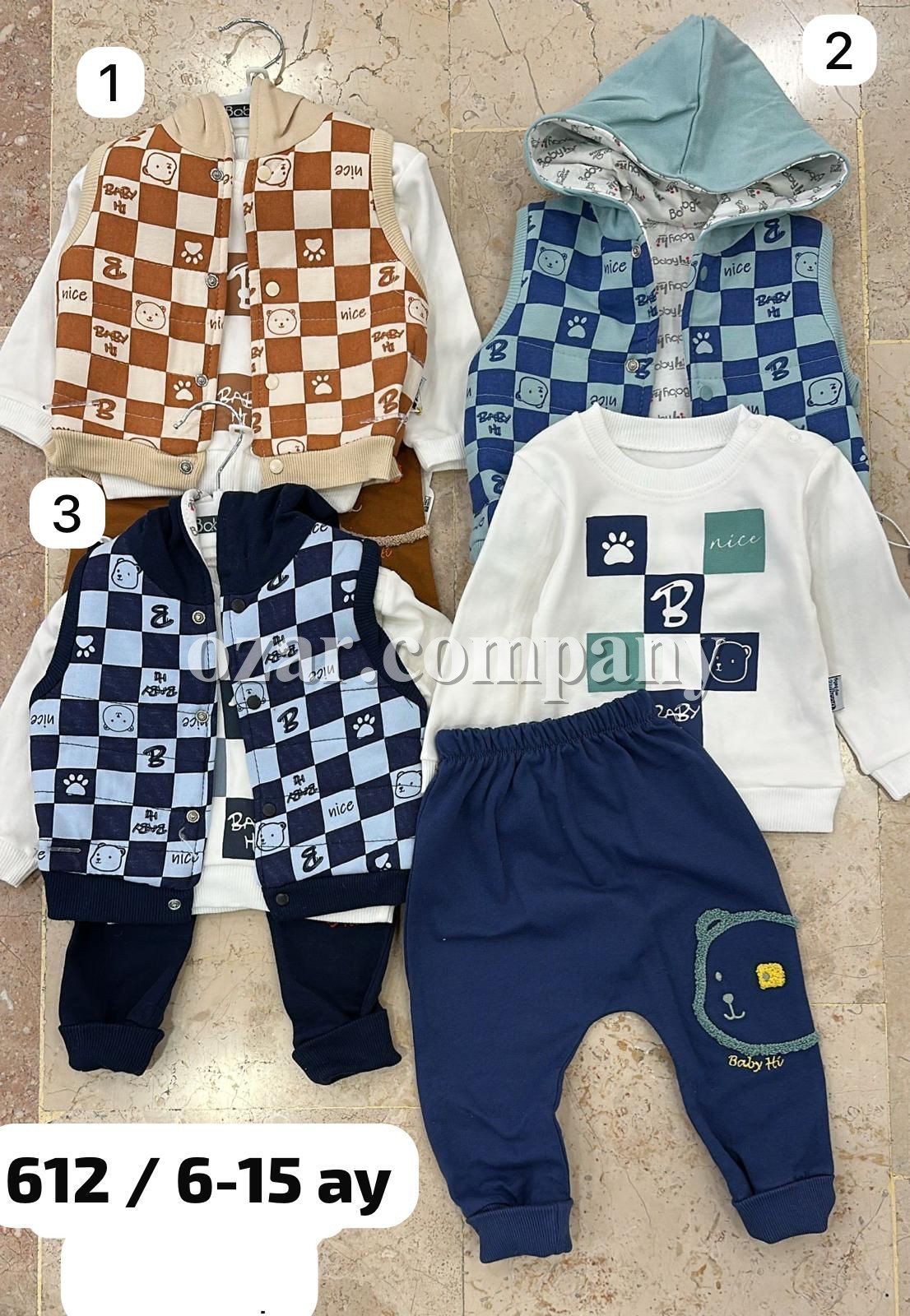 Костюм Тройка Для Мальчика Babyhi (6-9-12-18мес.) Костюм Тройка Для Мальчика Babyhi (6-9-12-18мес.)