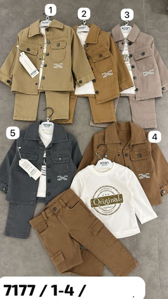 Костюм Тройка Для Мальчика Ercan (1-2-3-4лет) 