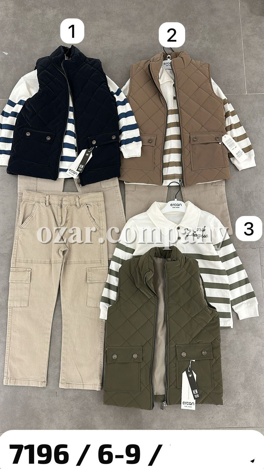 Костюм Тройка Для Мальчика Ercan (6-7-8-9лет)  Костюм Тройка Для Мальчика Ercan (6-7-8-9лет)