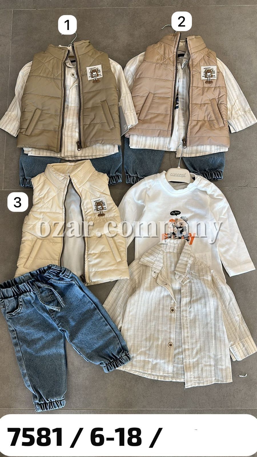 Костюм Четвёрка Для Мальчика Concept (6-9-12-18мес.) Костюм Четвёрка Для Мальчика Concept (6-9-12-18мес.)