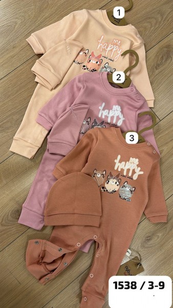 Человечек Для Девочки Aybus (3-6-9мес.) Человечек Для Девочки Aybus (3-6-9мес.)