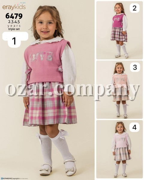 Платье Комплект Для Девочки Eray Kids (2-3-4-5лет)