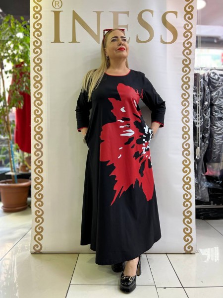 Женское Платье Iness (Большие размеры) Женское Платье Iness (Большие размеры)