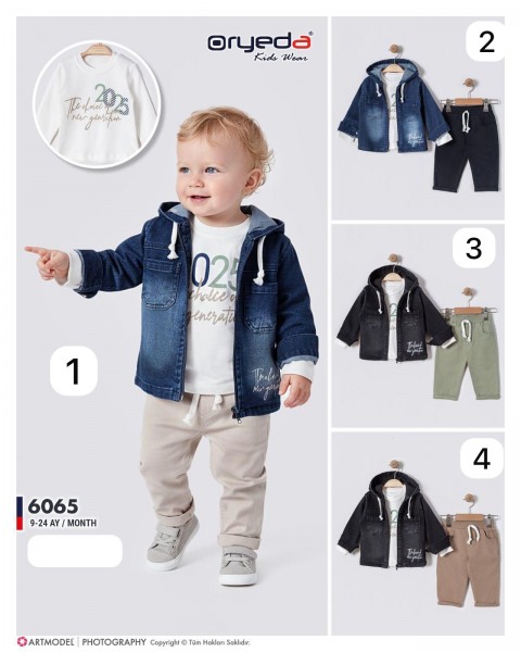 Костюм Тройка Для Мальчика Oryeda (9-12-18-24мес.) Костюм Тройка Для Мальчика Oryeda (9-12-18-24мес.)