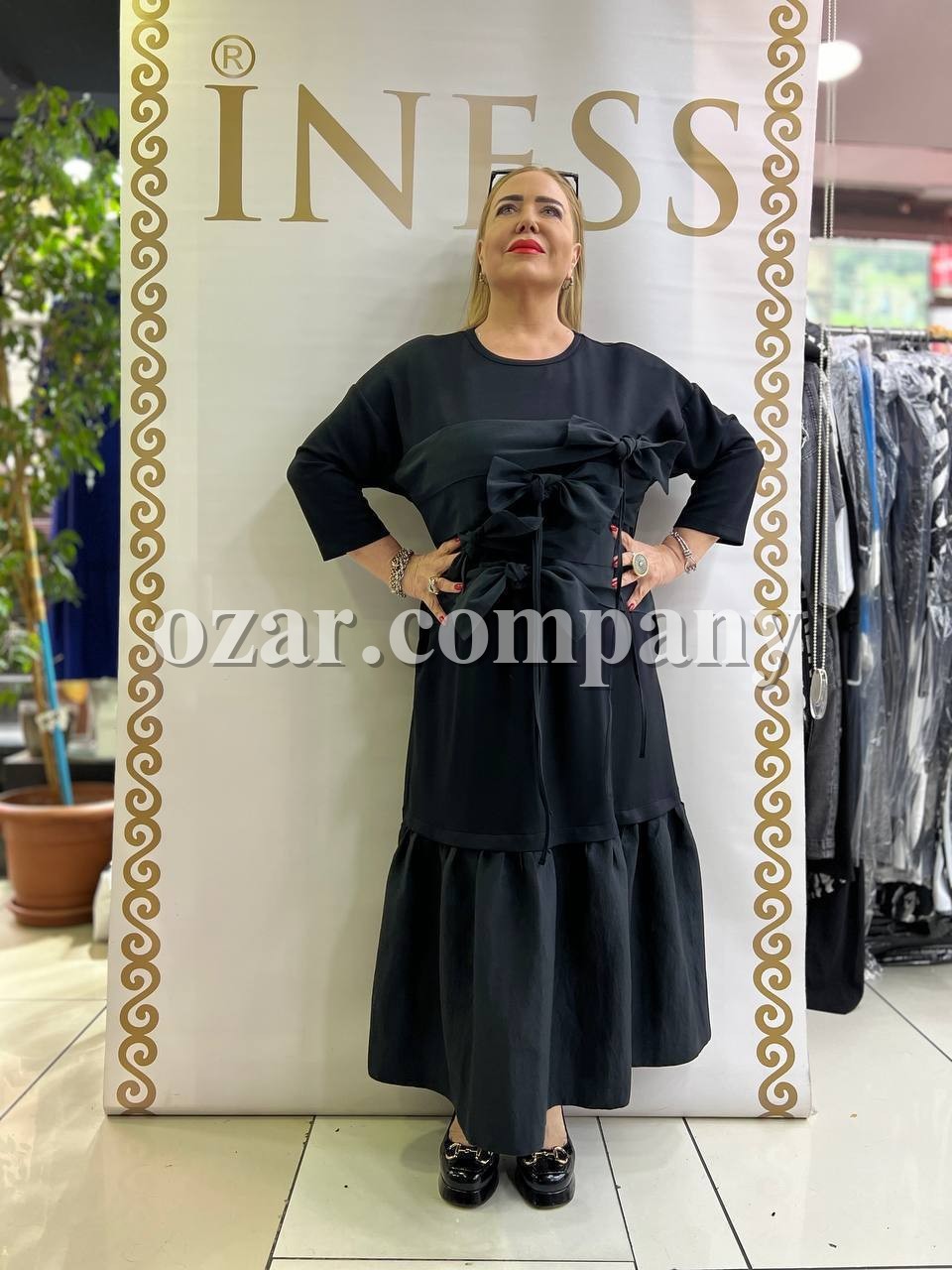 Женское Платье Iness (Большие размеры) Женское Платье Iness (Большие размеры)