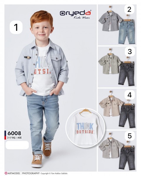 Костюм Тройка Для Мальчика Oryeda (2-3-4-5лет) Костюм Тройка Для Мальчика Oryeda (2-3-4-5лет)