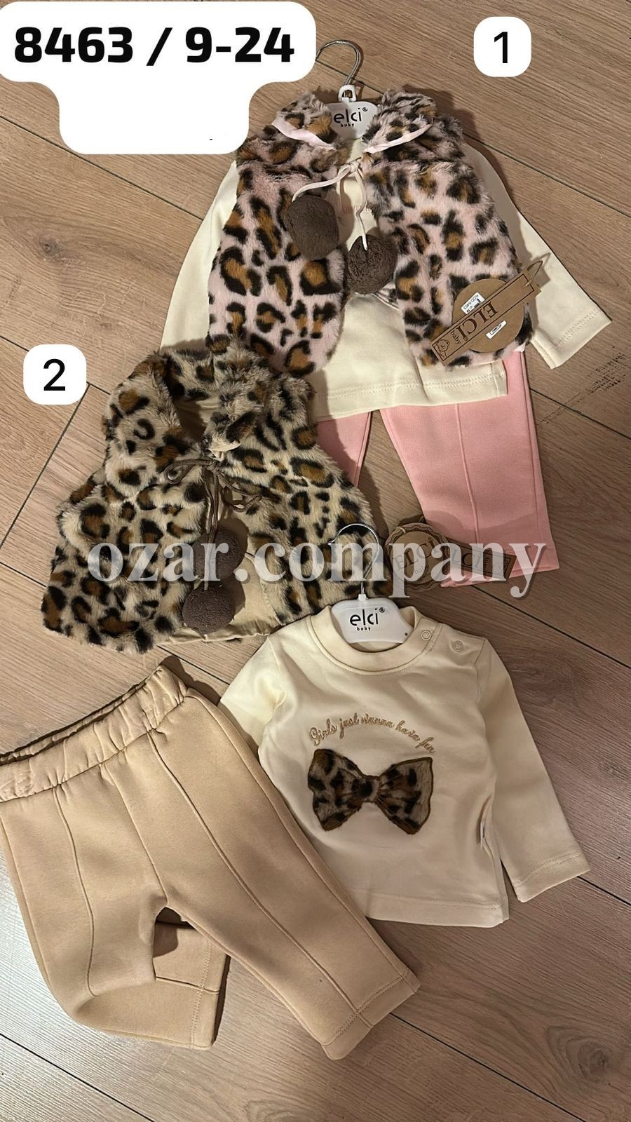 Костюм Тройка Для Девочки Elci (6-9/9-12/12-18/18-24мес.) Костюм Тройка Для Девочки Elci (6-9/9-12/12-18/18-24мес.)