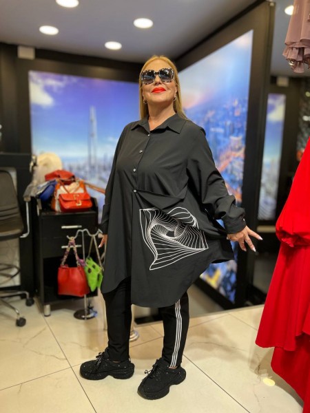 Женская Блузка Iness (Большие размеры) Женская Блузка Iness (Большие размеры)