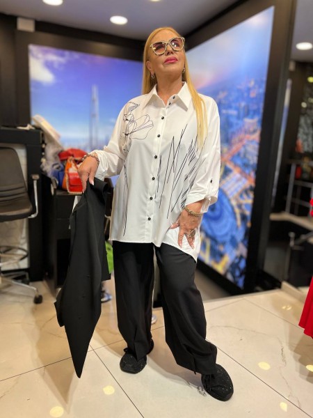 Женская Блузка Iness (Большие размеры) Женская Блузка Iness (Большие размеры)