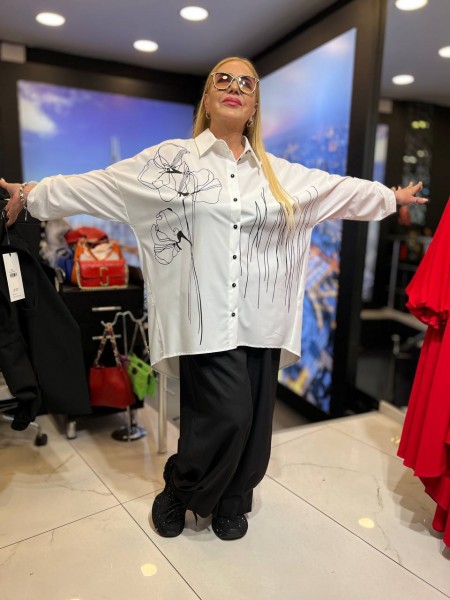 Женская Блузка Iness (Большие размеры) Женская Блузка Iness (Большие размеры)