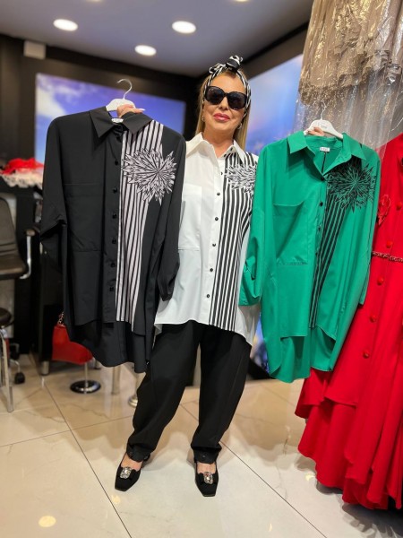 Женская Блузка Iness (Большие размеры) Женская Блузка Iness (Большие размеры)