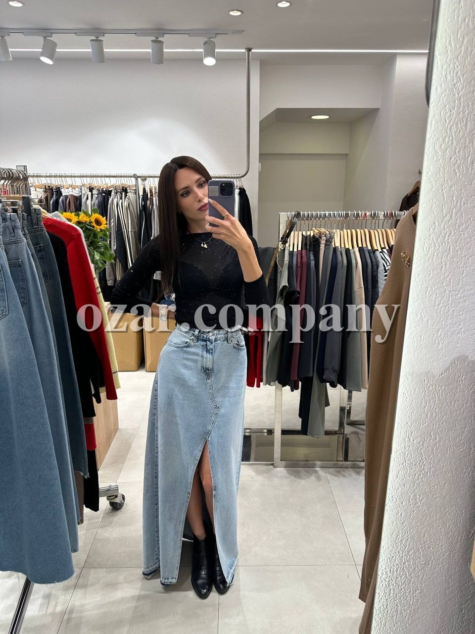 Женская Джинсовая Юбка Trikotto  Женская Джинсовая Юбка Trikotto