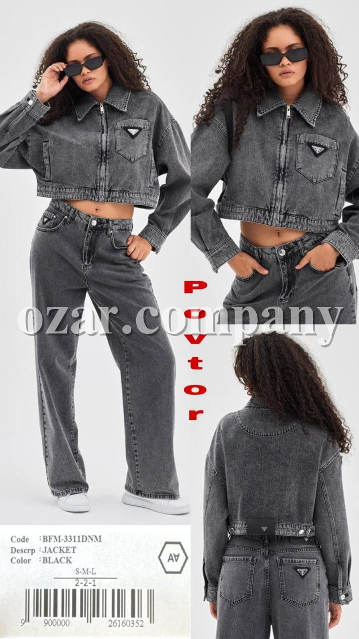 Женский Джинсовый Жакет A.M.N. Женский Джинсовый Жакет A.M.N.