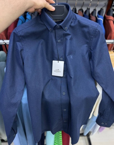 Мужская Рубашка Hermes Мужская Рубашка Hermes