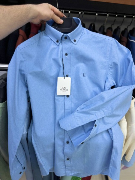 Мужская Рубашка Hermes Мужская Рубашка Hermes