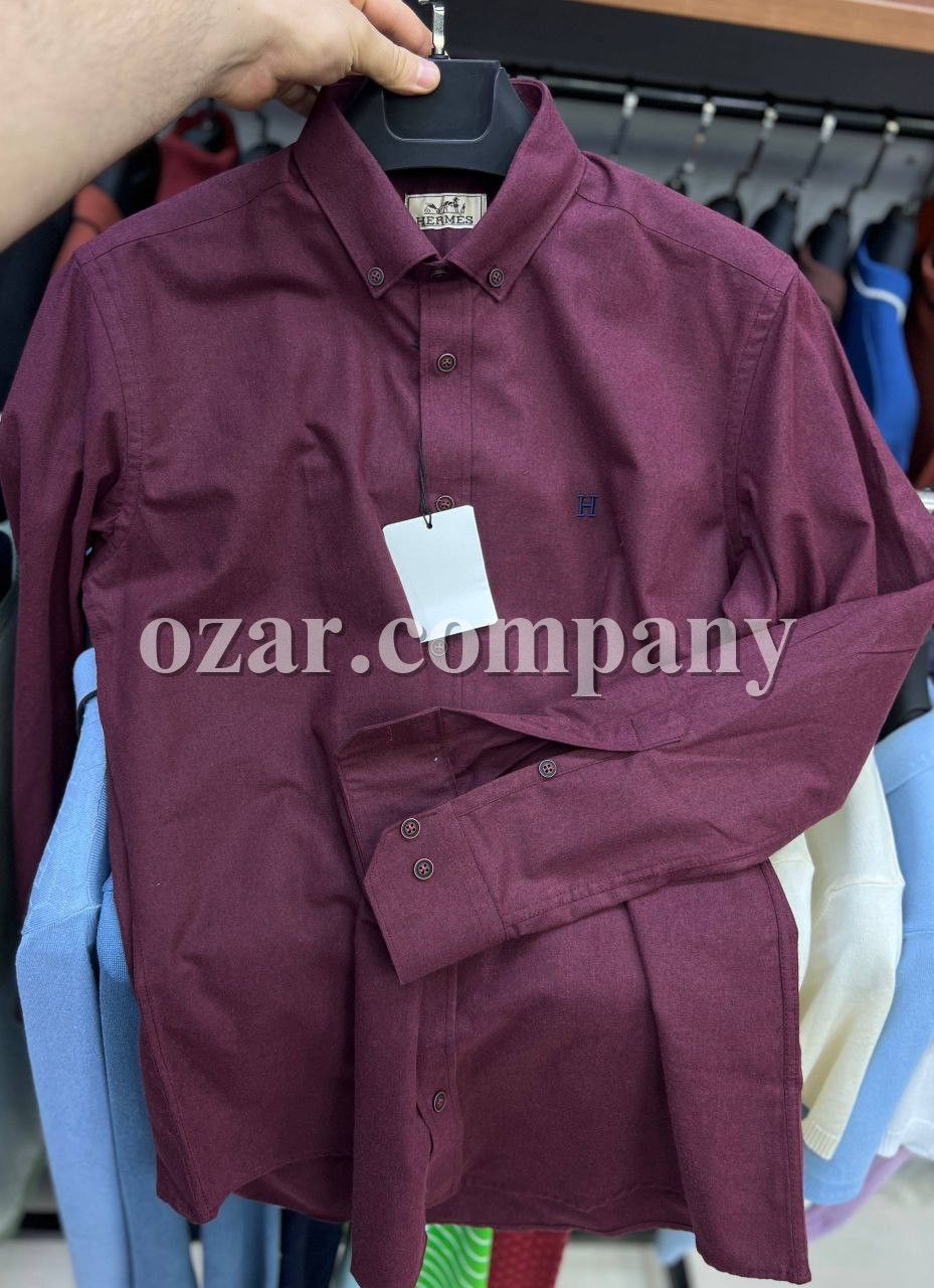 Мужская Рубашка Hermes Мужская Рубашка Hermes