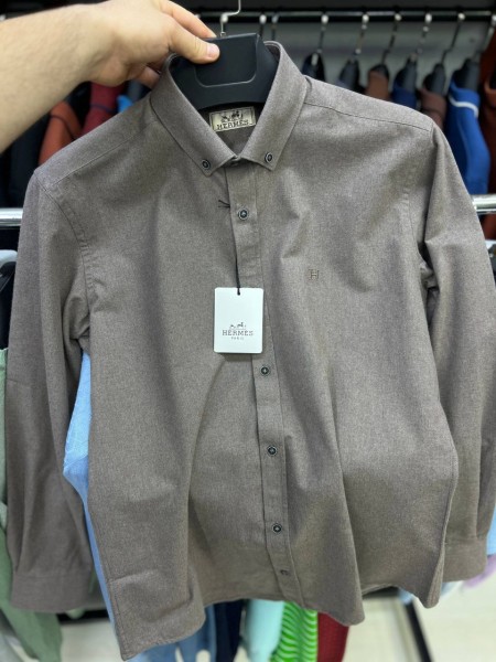 Мужская Рубашка Hermes Мужская Рубашка Hermes