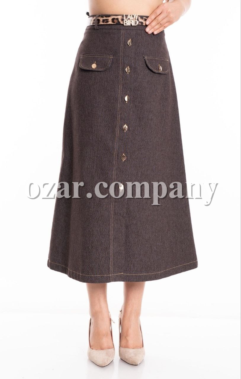 Женская Джинсовая Юбка Lady Bird (Большие размеры) Женская Джинсовая Юбка Lady Bird (Большие размеры)