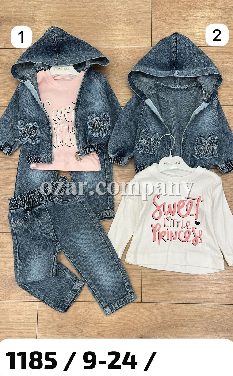 Костюм Тройка Для Девочки Minimal (9-12-18-24мес.) Костюм Тройка Для Девочки Minimal (9-12-18-24мес.)