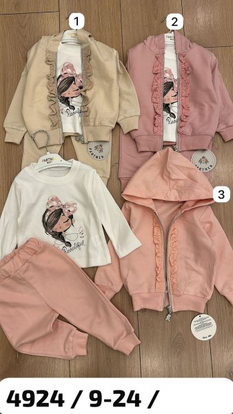 Костюм Тройка Для Девочки Partner (9-12-18-24мес.) Костюм Тройка Для Девочки Partner (9-12-18-24мес.)