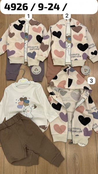 Костюм Тройка Для Девочки Partner (9-12-18-24мес.) Костюм Тройка Для Девочки Partner (9-12-18-24мес.)