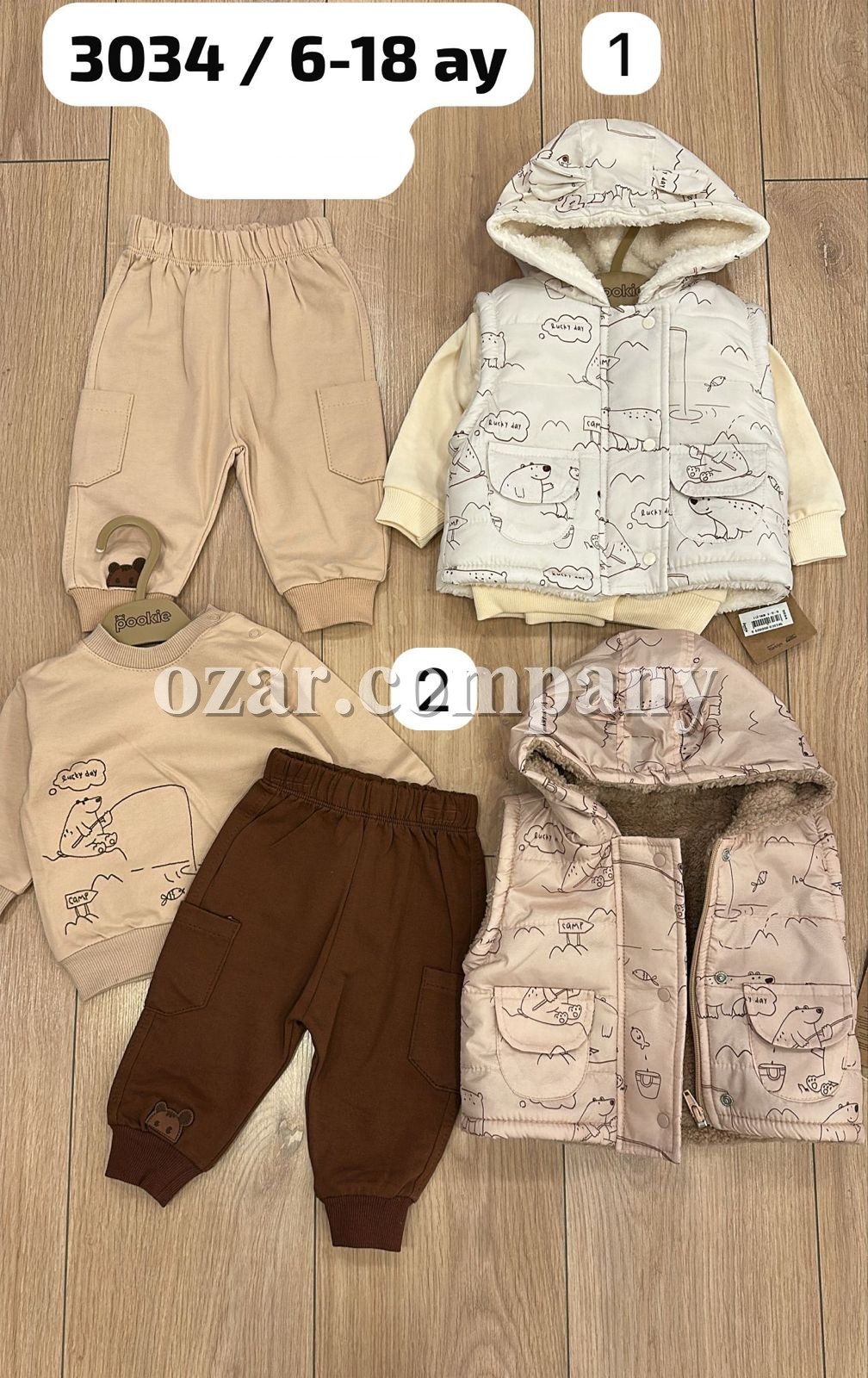 Костюм Тройка Для Мальчика Pookie (6-12-18мес.) Костюм Тройка Для Мальчика Pookie (6-12-18мес.)