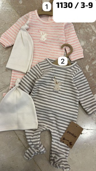 Человечек Для Новорождённых Pookie (0-3/3-6/6-9мес.) Человечек Для Новорождённых Pookie (0-3/3-6/6-9мес.)