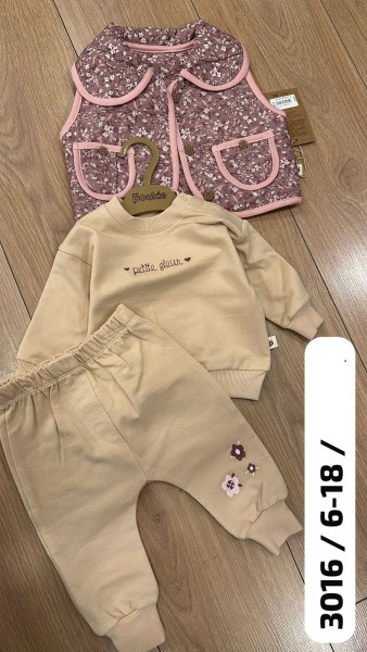 Костюм Тройка Для Девочки Pookie (6-12-18мес.) Костюм Тройка Для Девочки Pookie (6-12-18мес.)
