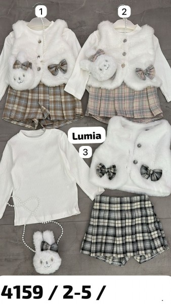 Костюм Тройка Для Девочки Lumia (2-3-4-5лет) Костюм Тройка Для Девочки Lumia (2-3-4-5лет)