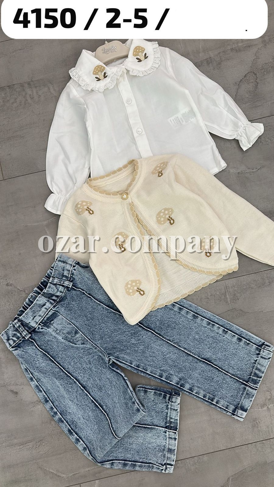 Костюм Тройка Для Девочки Lumia (2-3-4-5лет) Костюм Тройка Для Девочки Lumia (2-3-4-5лет)