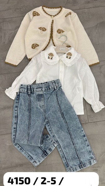 Костюм Тройка Для Девочки Lumia (2-3-4-5лет) Костюм Тройка Для Девочки Lumia (2-3-4-5лет)