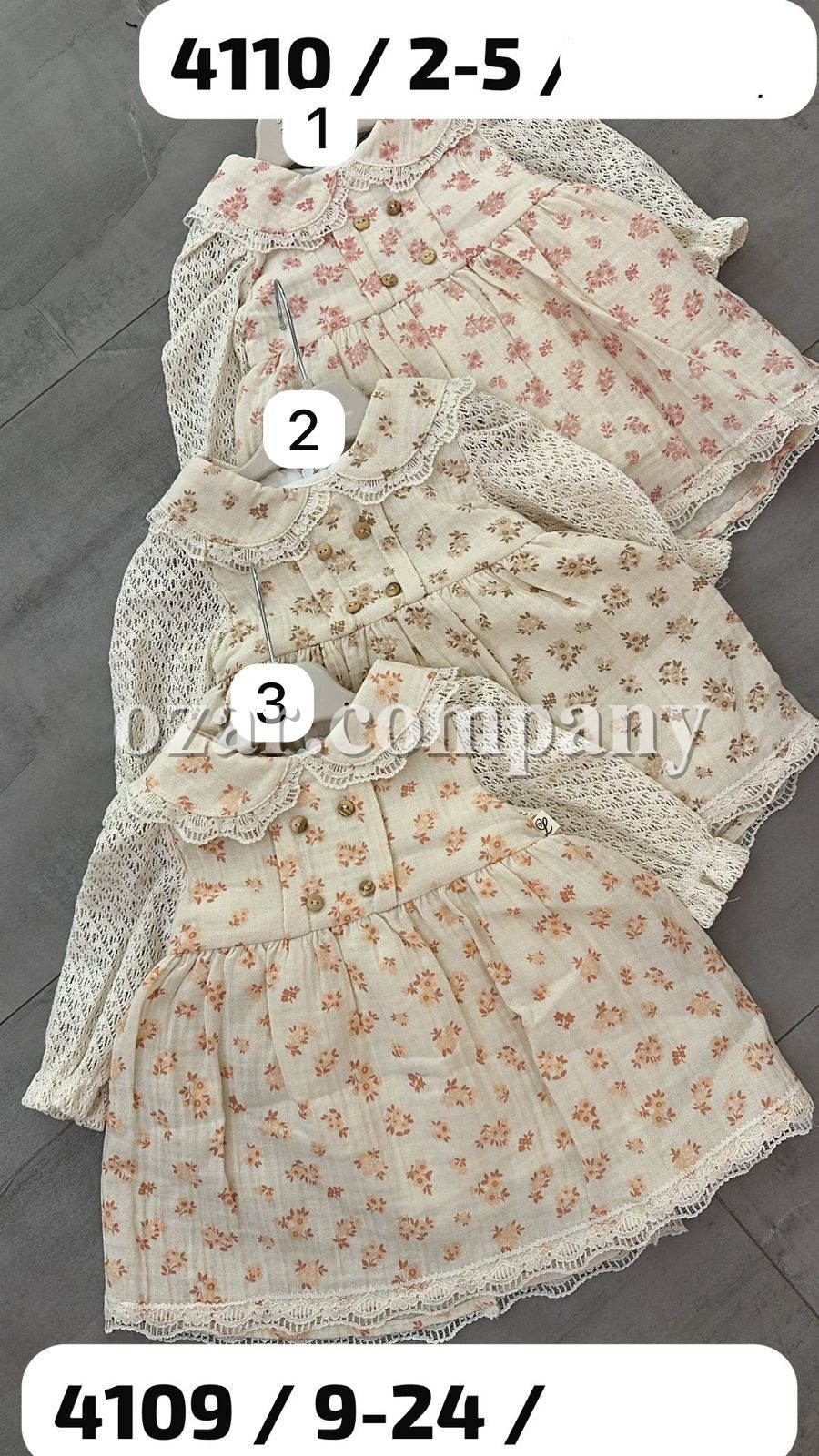 Муслиновое Платье Для Девочки Lumia (2-3-4-5лет) Муслиновое Платье Для Девочки Lumia (2-3-4-5лет)