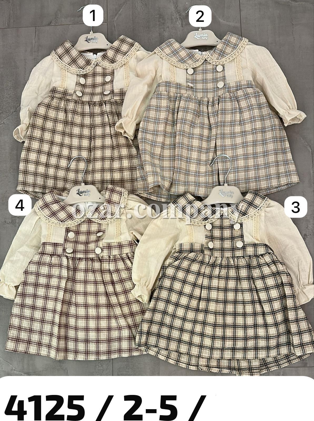 Муслиновое Платье Для Девочки Lumia (2-3-4-5лет)