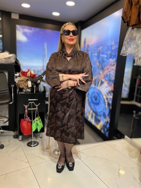 Женское Платье Iness (Большие размеры) Женское Платье Iness (Большие размеры)