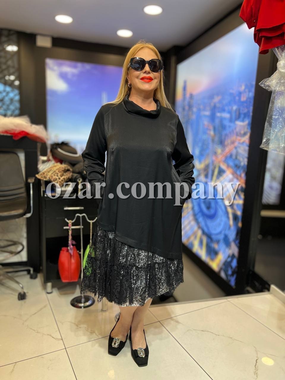 Женское Платье Iness (Большие размеры)