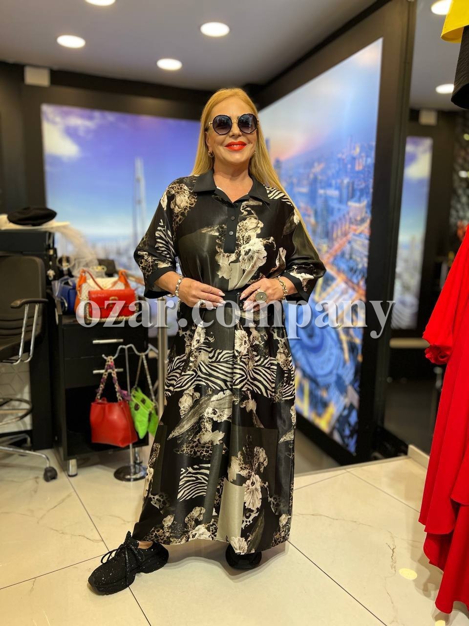 Женское Платье Iness (Большие размеры)