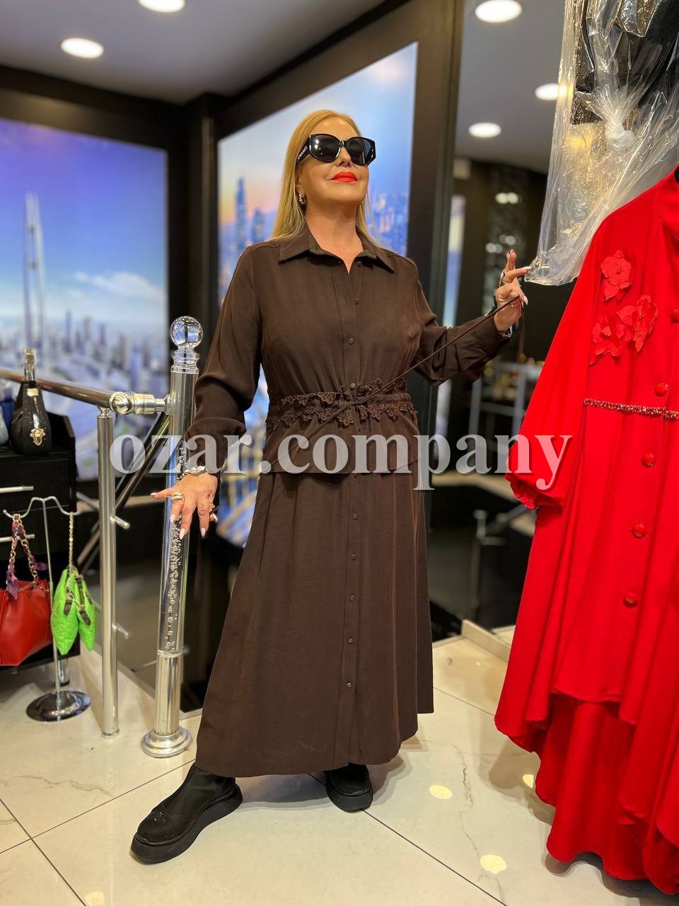 Женское Платье Iness (Большие размеры)