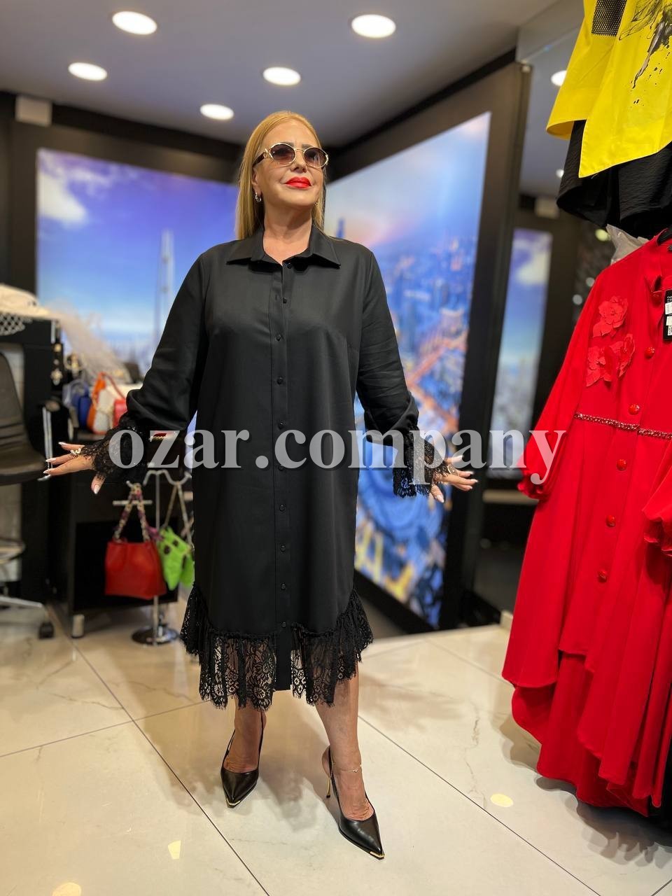 Женское Платье Iness (Большие размеры)