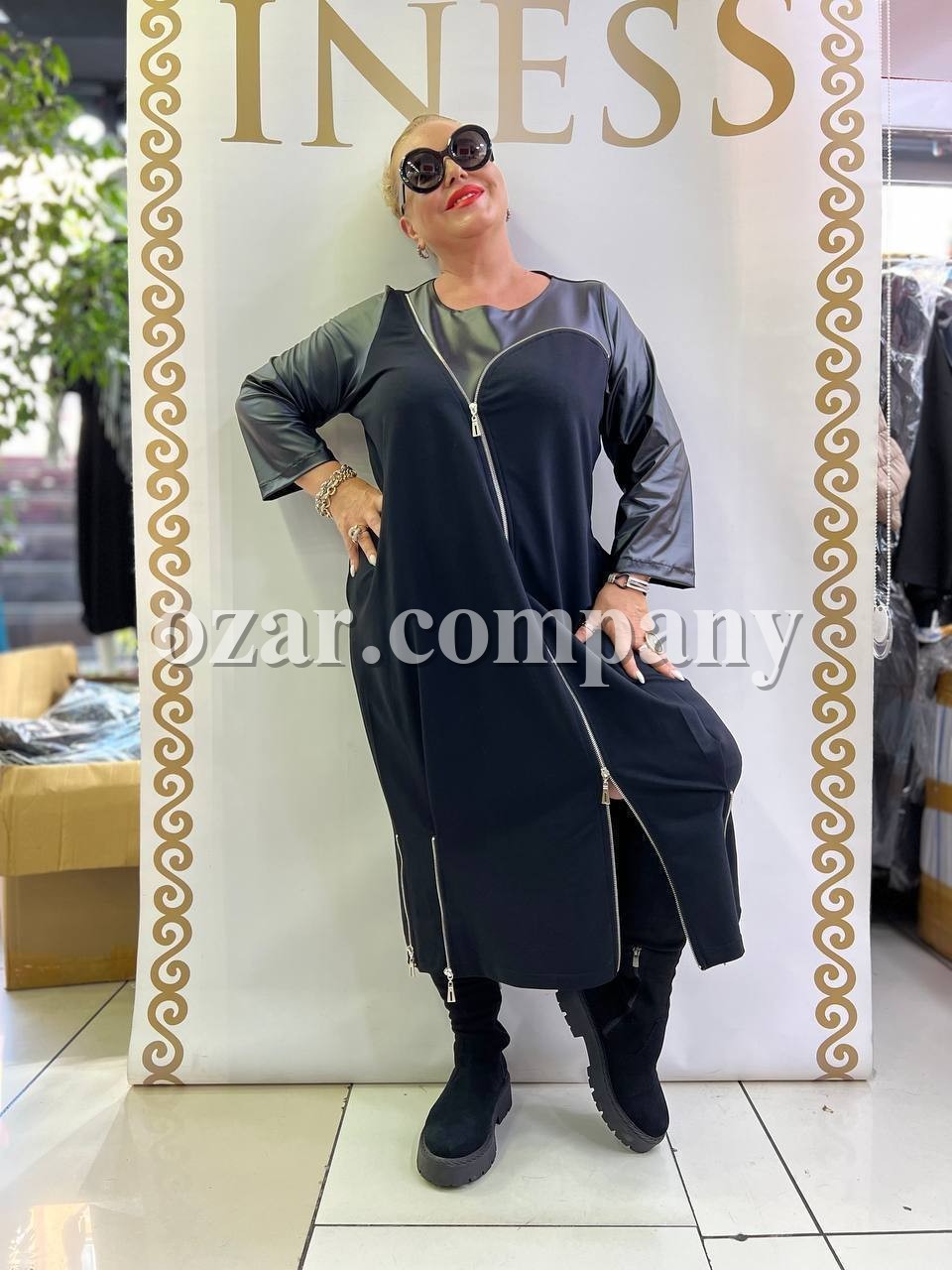 Женское Платье Iness (Большие размеры) Женское Платье Iness (Большие размеры)