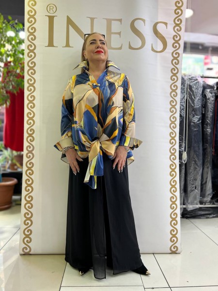 Женская Блузка Iness (Большие размеры) Женская Блузка Iness (Большие размеры)