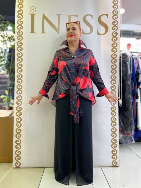 Женская Блузка Iness (Большие размеры) Женская Блузка Iness (Большие размеры)