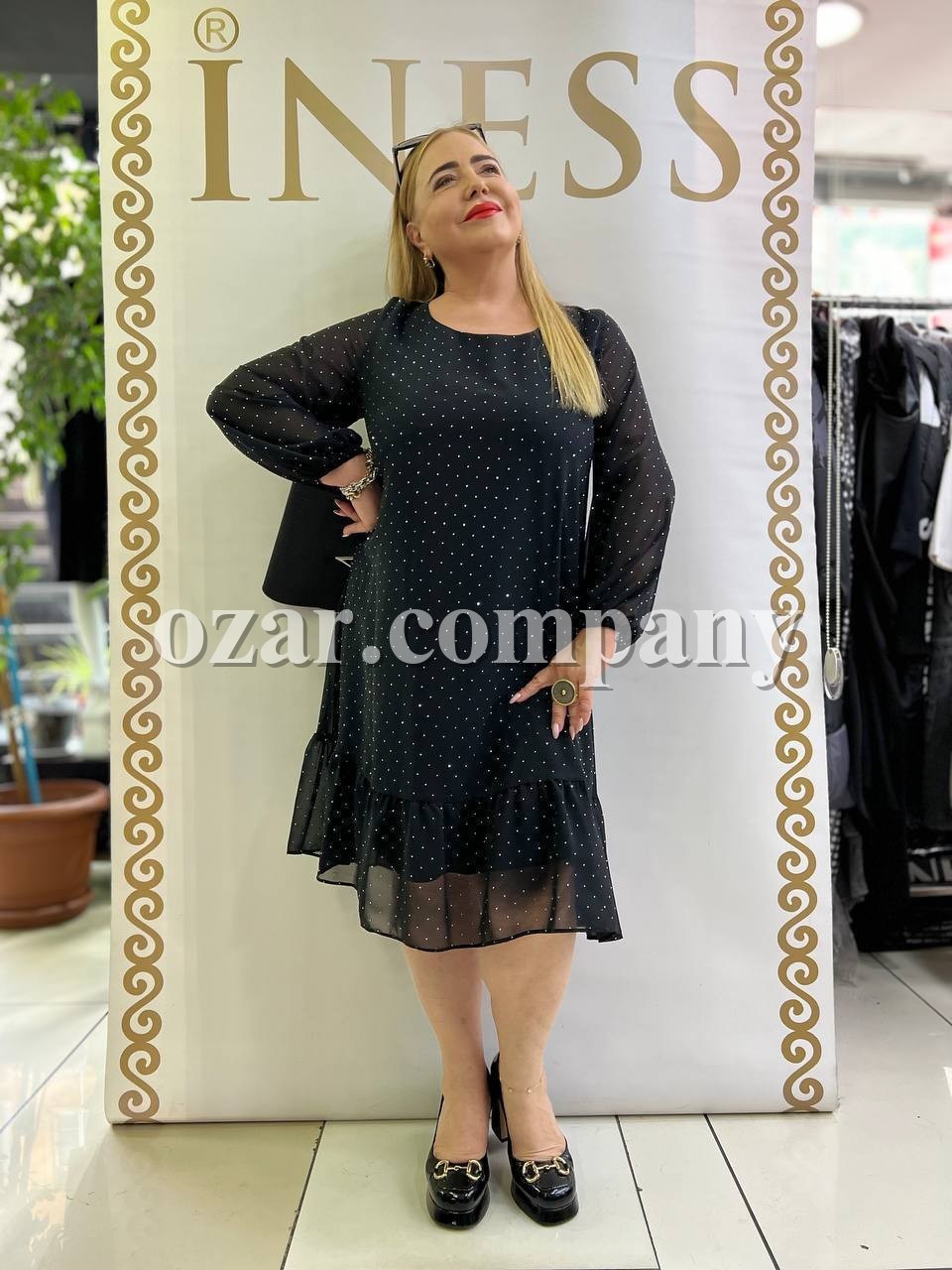 Женское Платье Iness (Большие размеры) Женское Платье Iness (Большие размеры)