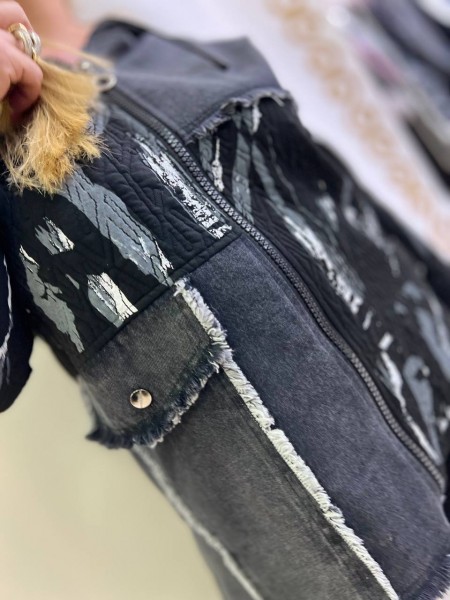 Женский Джинсовый Костюм Iness (Большие размеры) Женский Джинсовый Костюм Iness (Большие размеры)