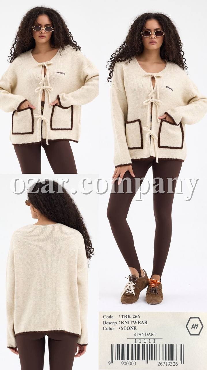 Женский Трикотажный Кардиган A.M.N.